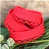 Order  Bias Binding Christmas - Crochet Edge Red